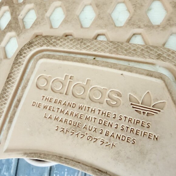 Adidas NMD R1 Women's Sneakers Running Shoe Athletic Footwear Peach Trainer Sz 6 - Picture 13 of 13